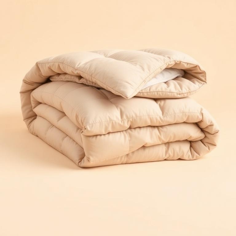 Beige Reversible King Comforter