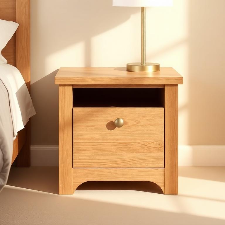 Mini Oak Nightstand