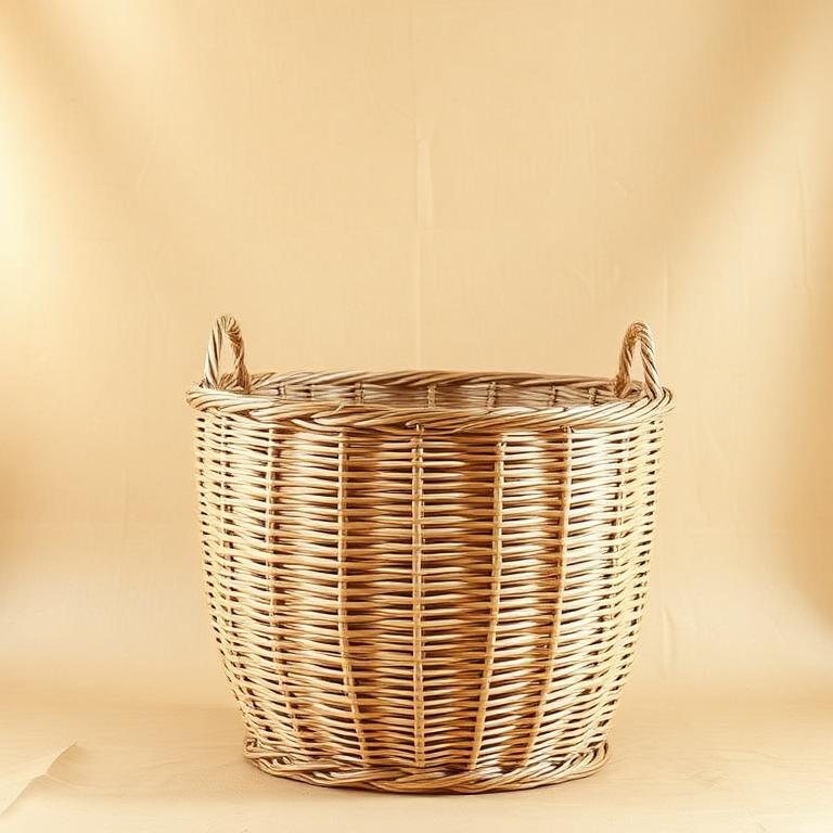 XL Wicker Basket with Handles